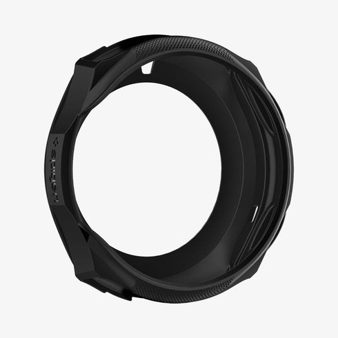 ACS06394 - Galaxy Watch 6 Classic (47mm) Case Liquid Air in matte black showing the front